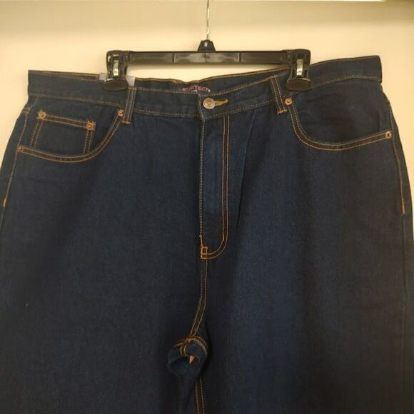 New Architect Relaxed Fit Dark Blue Jeans Size Men's 42/30 - Picture 2 of 3